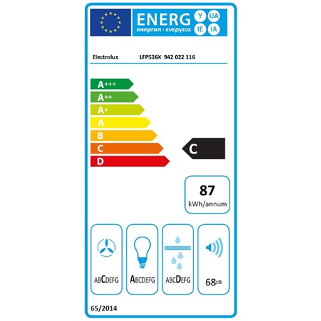 Electrolux LFP536X Beépíthető páraelszívó Electrolux LFP536X Beépíthető páraelszívó