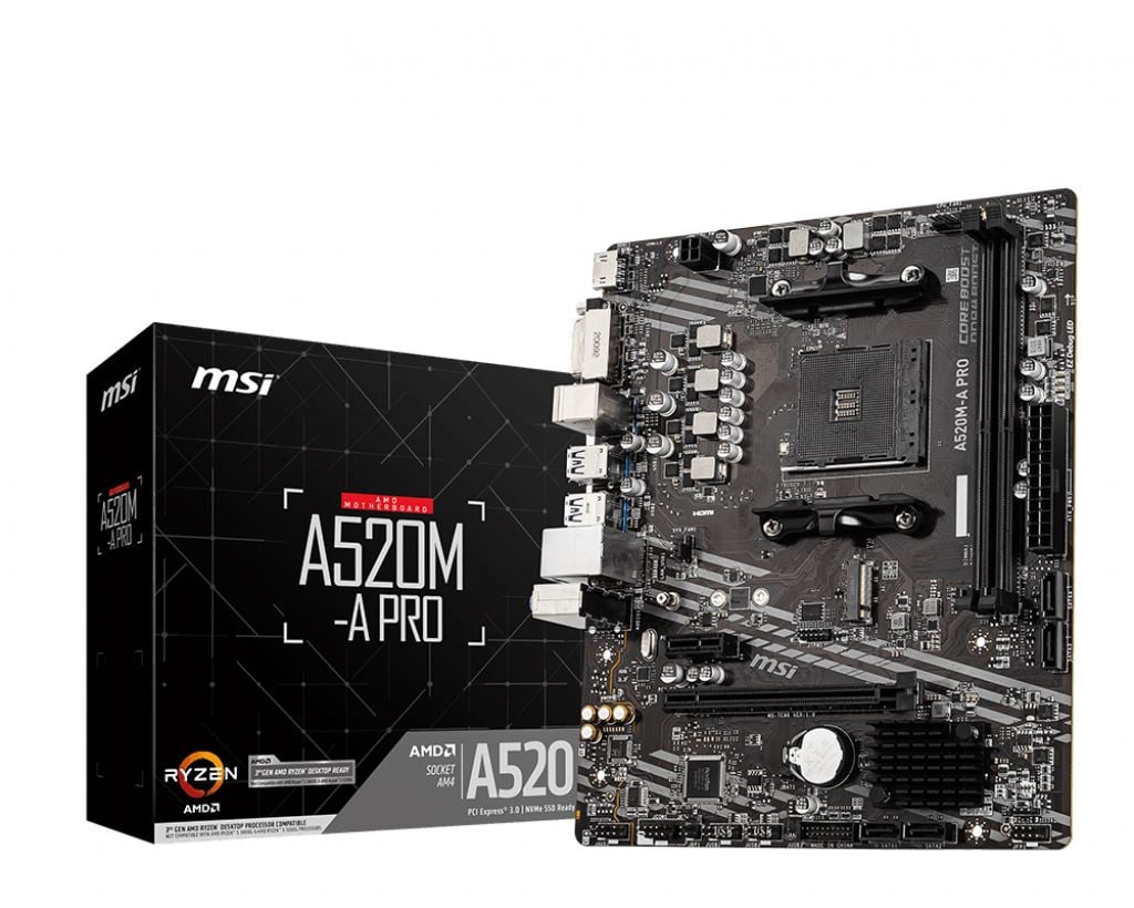 MSI A520M-A PRO alaplap MSI A520M-A PRO alaplap