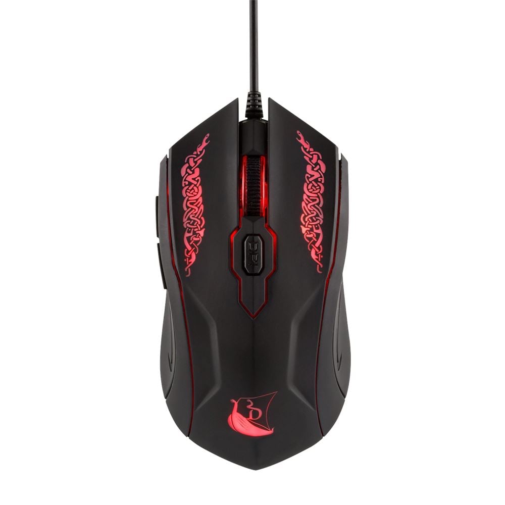 Konix Drakkar Shaman gaming egér fekete (KX-GMD-PC-CLS)