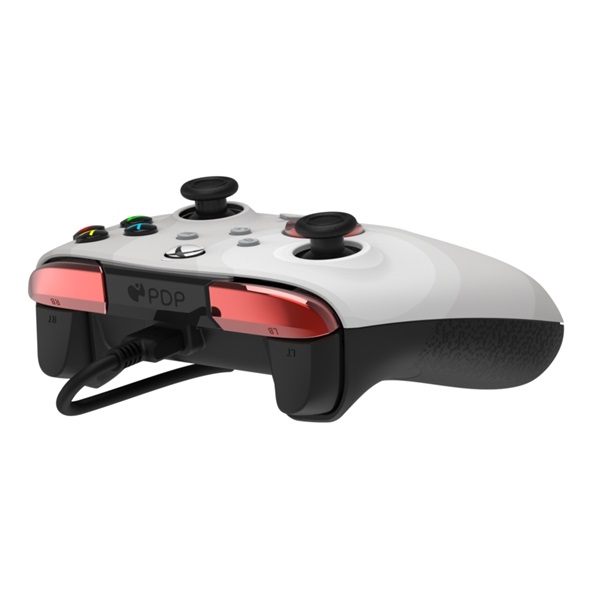 PDP Rematch Xbox Series X|S/Xbox One/PC 3,5 mm audio vezetékes fehér kontroller PDP Rematch Xbox Series X|S/Xbox One/PC 3,5 mm audio vezetékes fehér kontroller