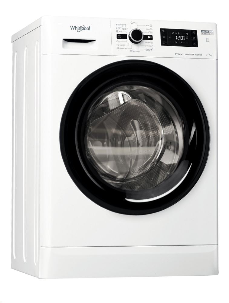 Whirlpool FWDG 971682 WBV EE N mosó-szárítógép fehér