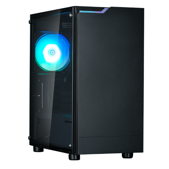  Zalman Midi T4 Plus Számítógépház Fekete