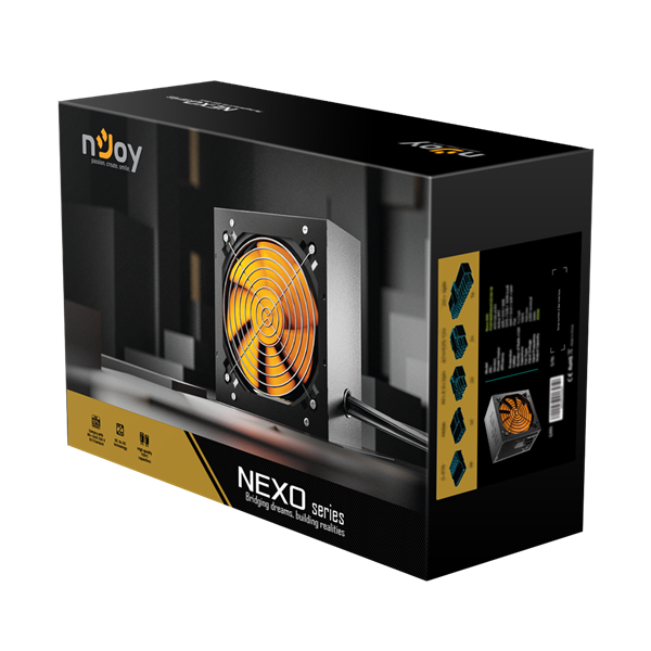 NJOY 750W  Nexo 750 80 Plus Gold Tápegység 