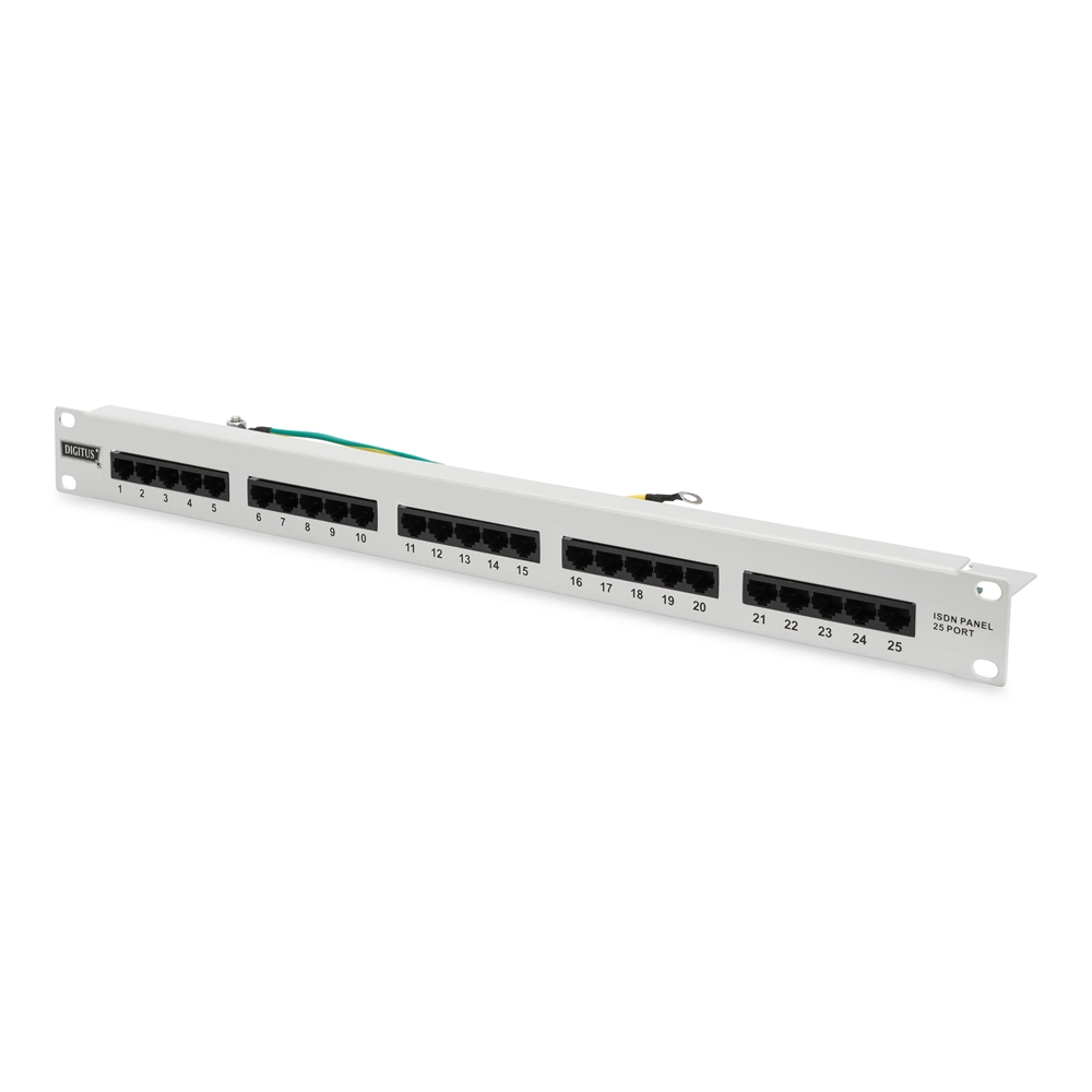 Digitus 25-port Patch Panel 1U Szürke