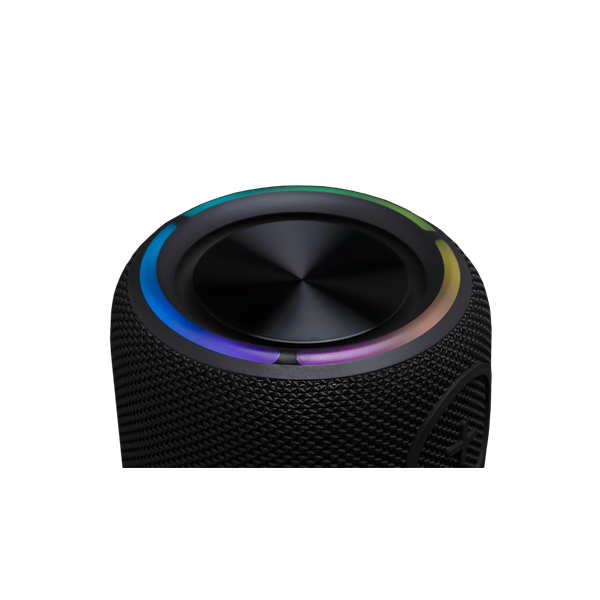 The G-Lab KLUB-NEON RGB  USB-A  USB-C  2x8W  2500mah hangerőszabályzó  IPX7 Bluetooth Hangszóró 