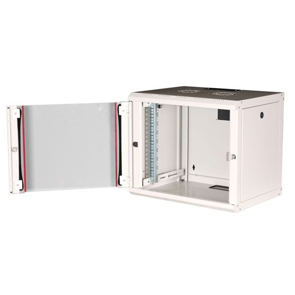 Equip Fali Rackszekrény EPM-09-6045-G-CBAA  19" 9U 600x450mm  előre szerelt Szürke  