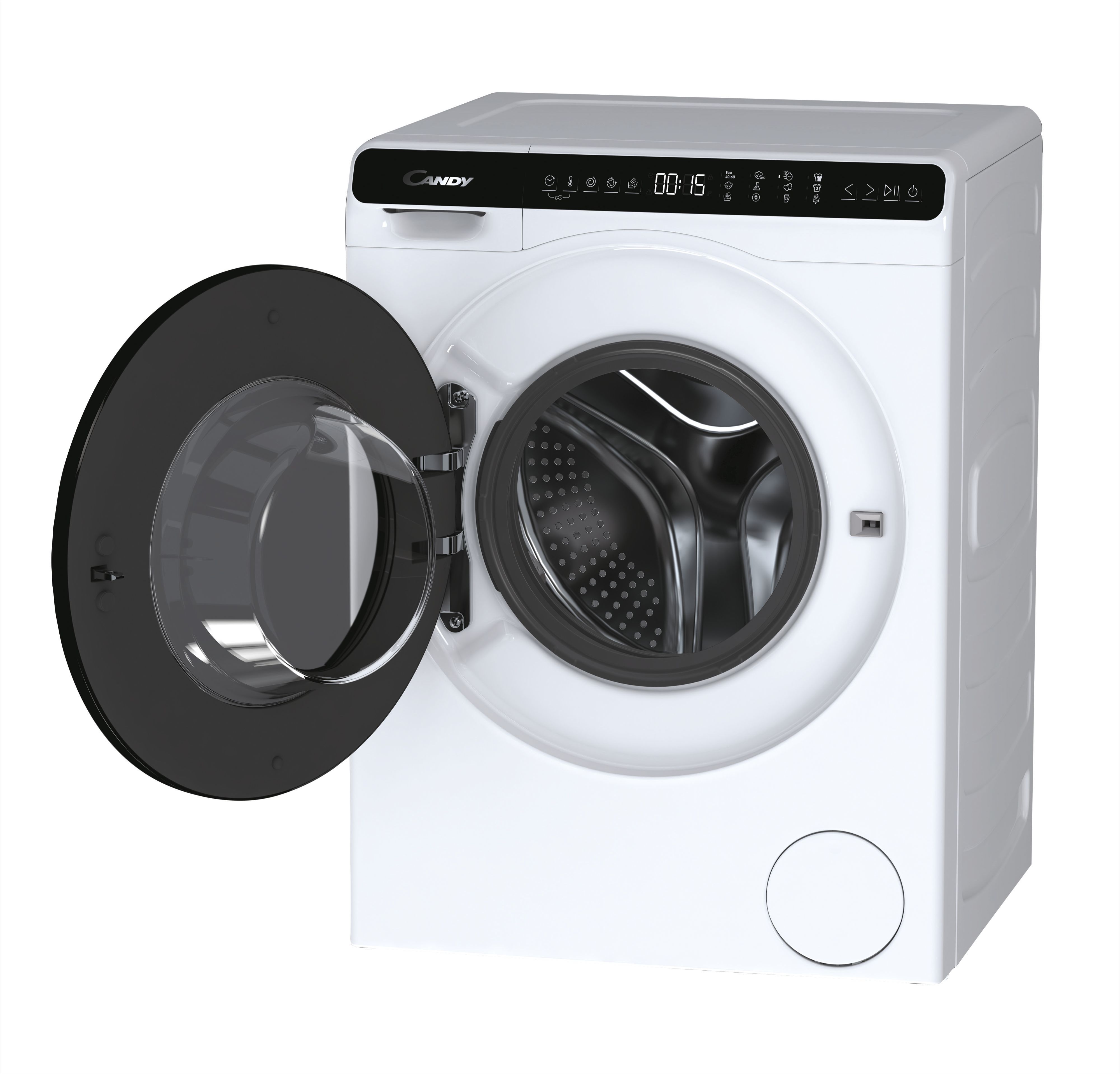 Candy CW50-BP12307-S Elöltöltős mini mosógép – 5 kg, 1200 ford./perc, A Energiaosztály 