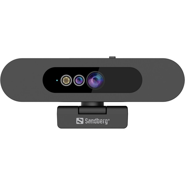 Sandberg  Face-ID Webcam 2  Webkamera Fekete 
