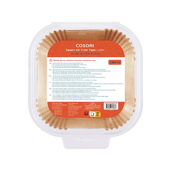 Cosori forrólevegős sütőhöz 100db papírtányér Cosori forrólevegős sütőhöz 100db papírtányér