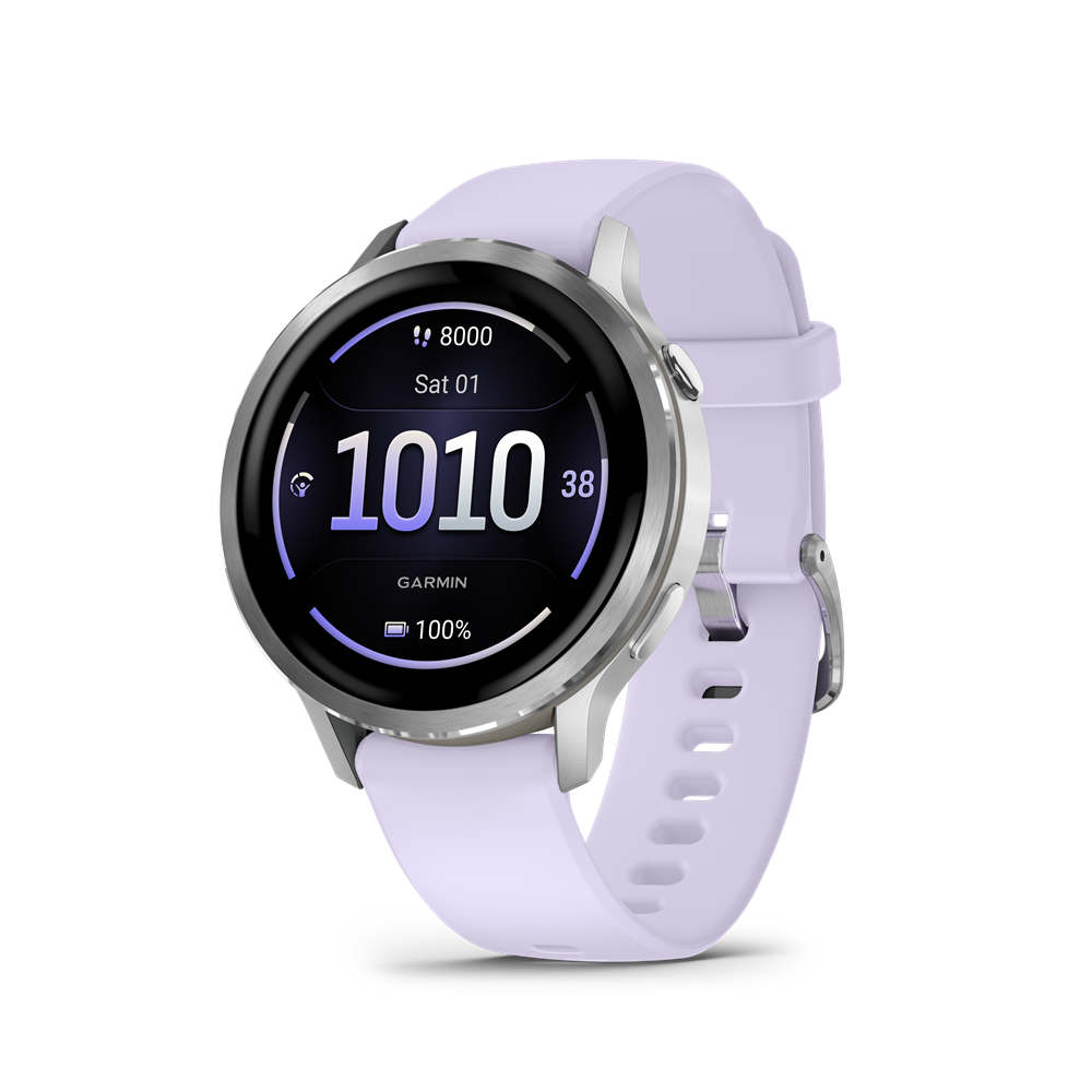 Garmin Venu 4 - 41 mm Okosóra   Ezüst-lila