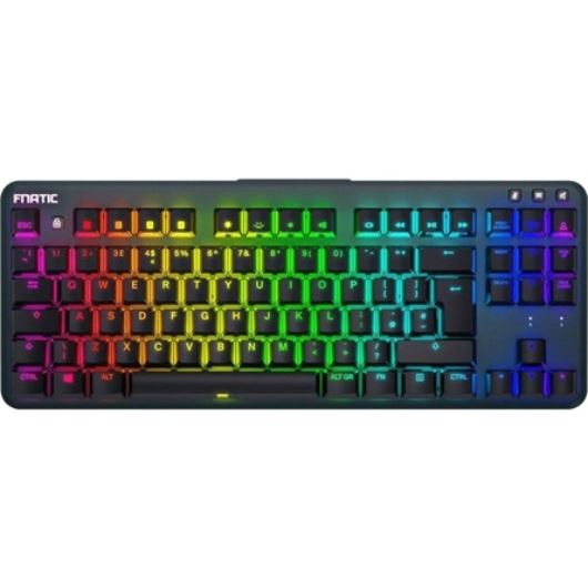 Fnatic miniSTREAK Silent Red Switch TKL német Gaming billentyűzet fekete