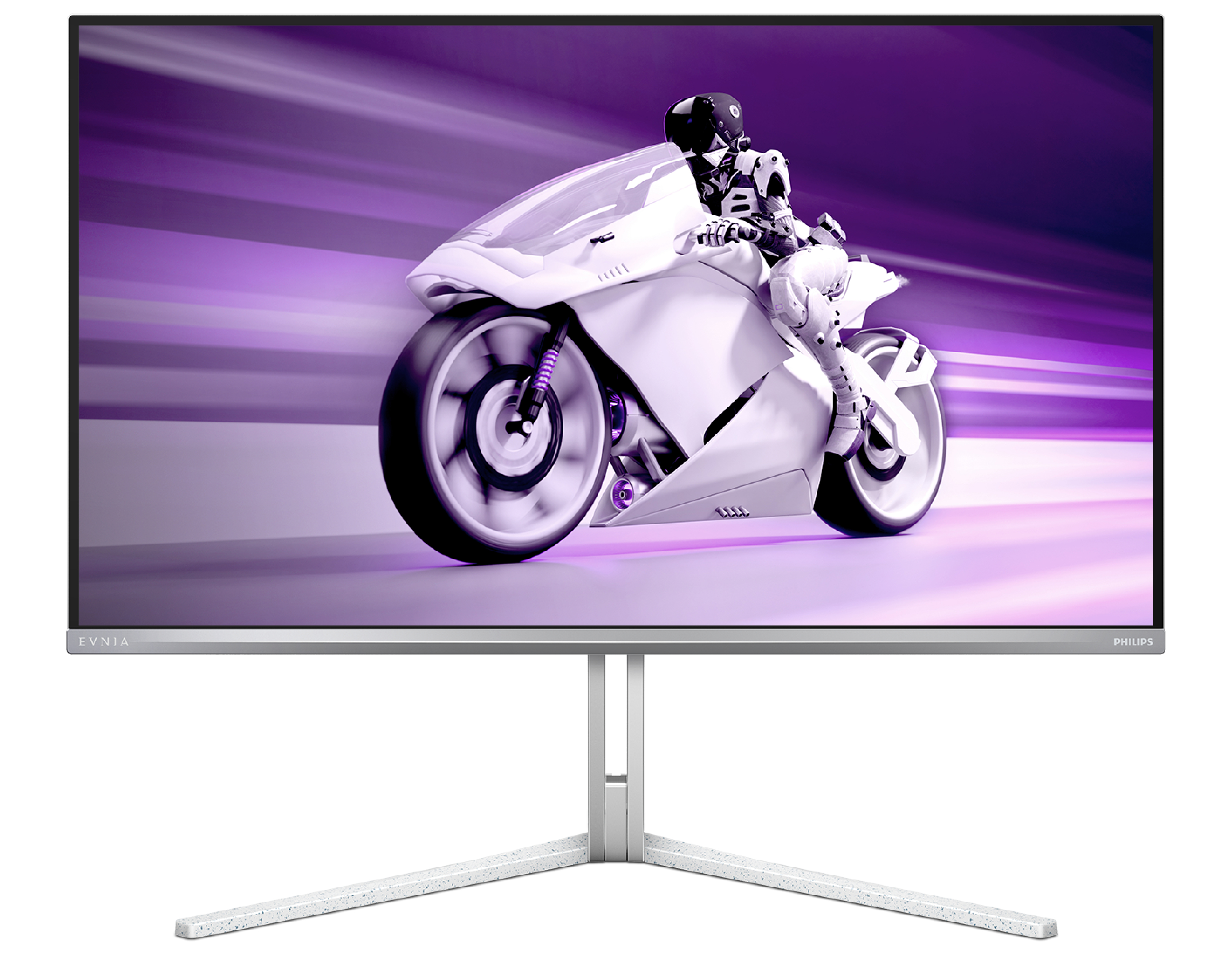 PHILIPS 31.5" EVNIA 32M2N8900/00 Monitor - 3840x2160, OLED, 240Hz, 0,03ms, Hangszóró, Pivot, RGB, Gamer, Fehér
