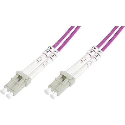 Üvegszál LWL csatlakozókábel 1x - 1x 50/125µ 3m Multimode OM4 Digitus DK-2533-03-4 Üvegszál LWL csatlakozókábel 1x - 1x 50/125µ 3m Multimode OM4 Digitus DK-2533-03-4