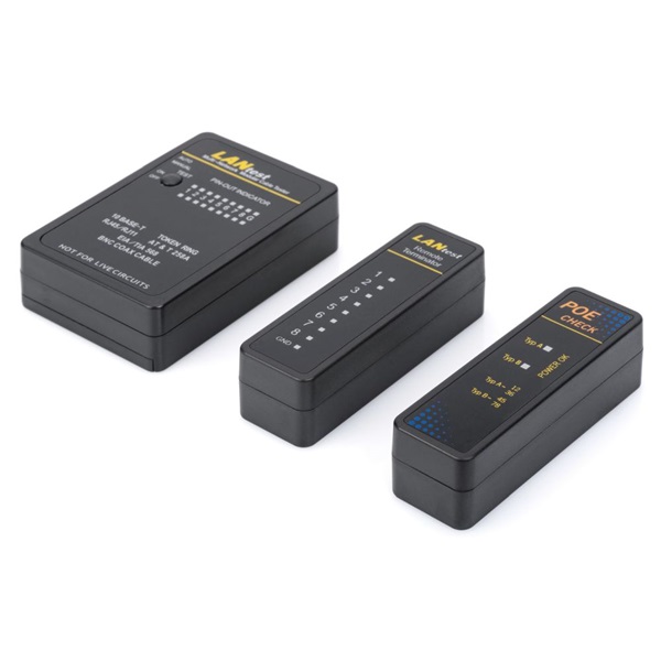 Digitus DN-14001-1 hálózati kábelteszter fekete Digitus DN-14001-1 hálózati kábelteszter fekete