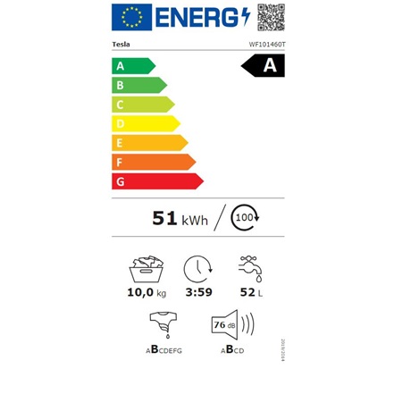 Tesla WF101460T   10kg Elöltöltős mosógép