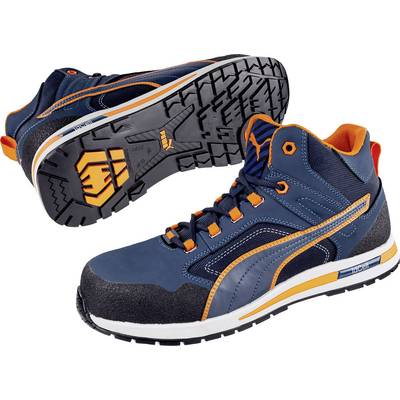 PUMA Safety Crosstwist Mid 633140-42 Biztonsági csizma S3 Méret: 42 Kék, Narancs 1 pár PUMA Safety Crosstwist Mid 633140-42 Biztonsági csizma S3 Méret: 42 Kék, Narancs 1 pár
