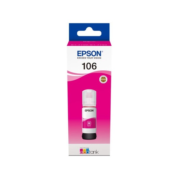 Epson 106 EcoTank tinta magenta (C13T00R340) Epson 106 EcoTank tinta magenta (C13T00R340)