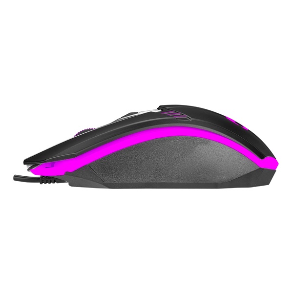 Everest  SM-G97 GANK  7200 DPI 4gomb Gamer Egér Fekete RGB LED 