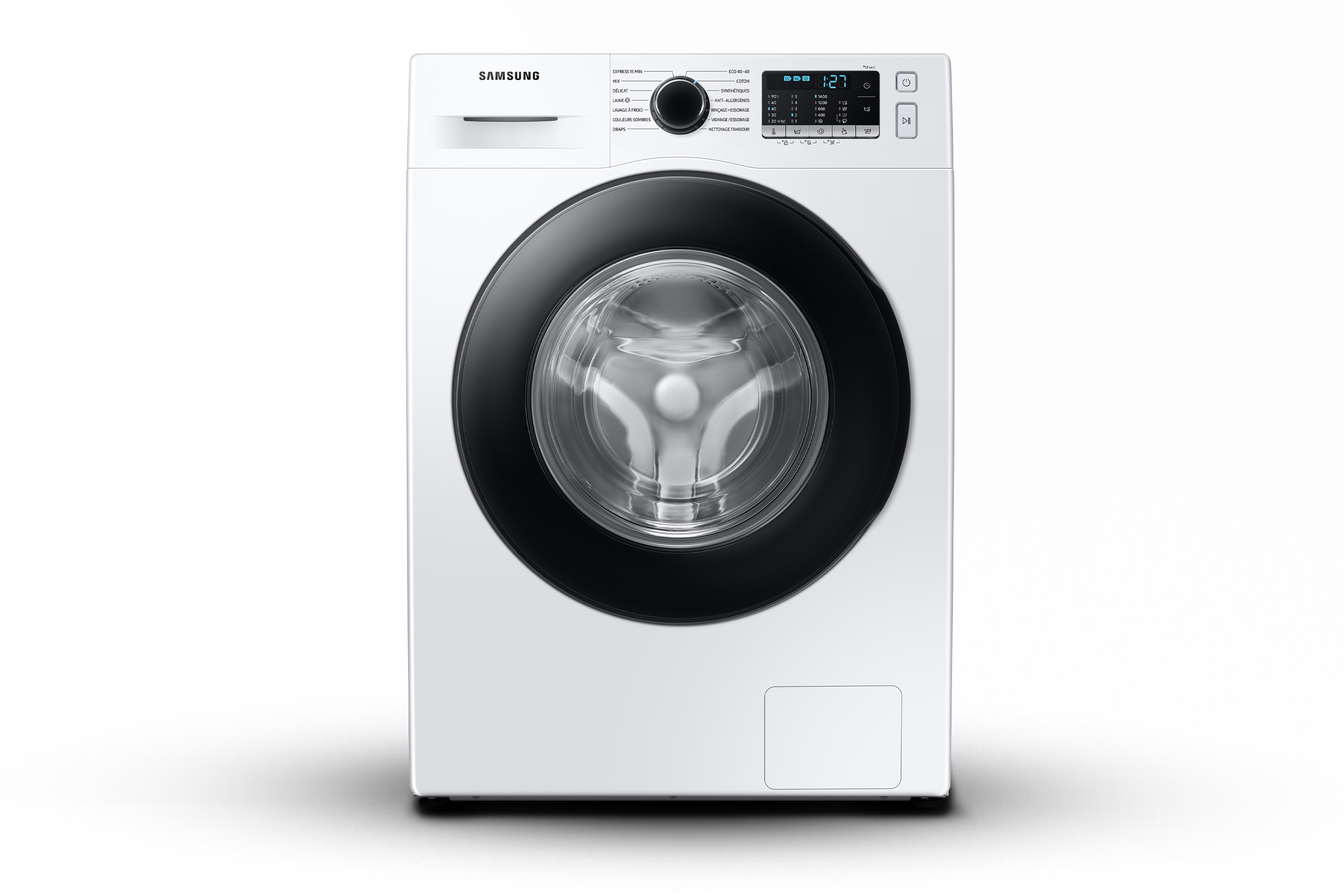 Samsung WW11BGA046AE/LE Elöltöltős mosógép - 11 kg, 1400 ford./perc, A Energiaosztály, Gőz technológia, Eco Bubble™ technológia