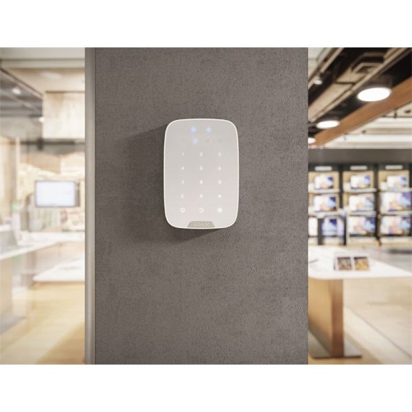 Ajax Keypad Plus WH fehér proxy olvasós vezetéknélküli kezelő Ajax Keypad Plus WH fehér proxy olvasós vezetéknélküli kezelő