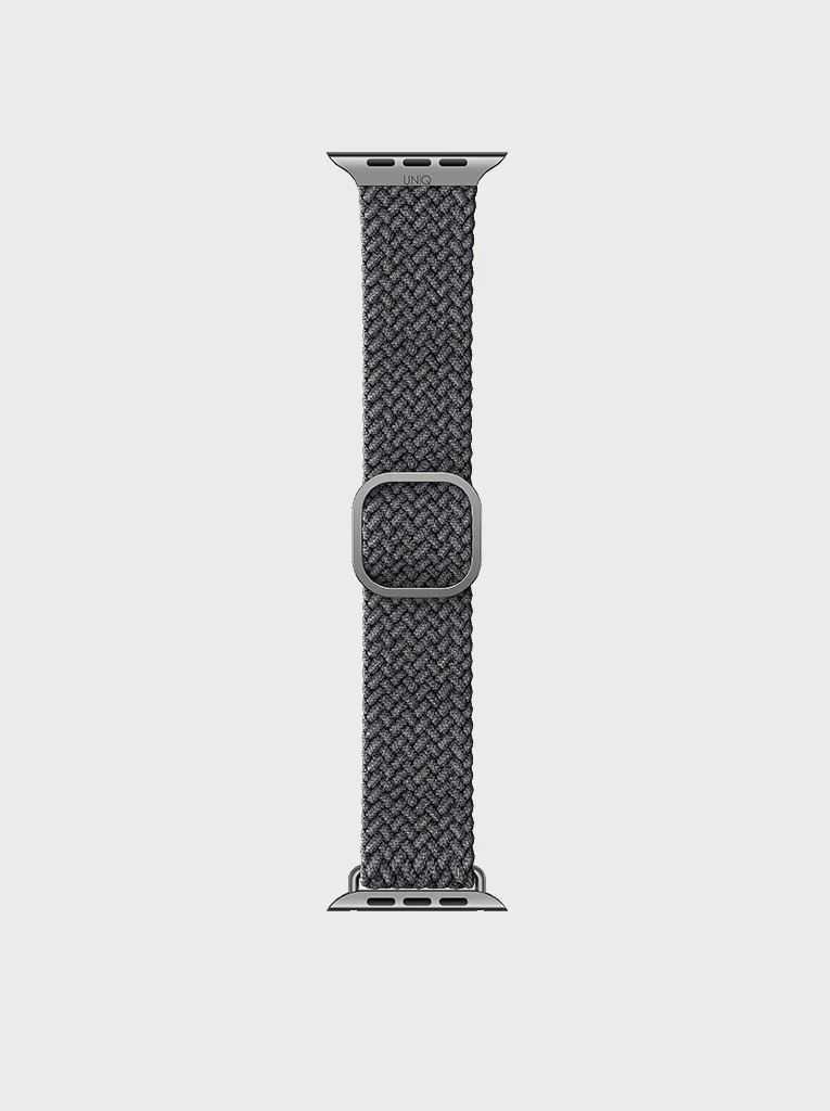 Uniq Aspen Apple Watch 42/44mm fonott szíj szürke (55768)