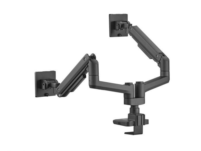 Equip 650182 Heavy-Duty dual asztali monitortartó 17"-35" fekete