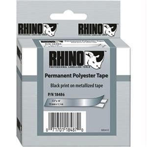 DYMO "Rhino" Feliratozógép szalag poliészter 12 mm fémes (18486)
