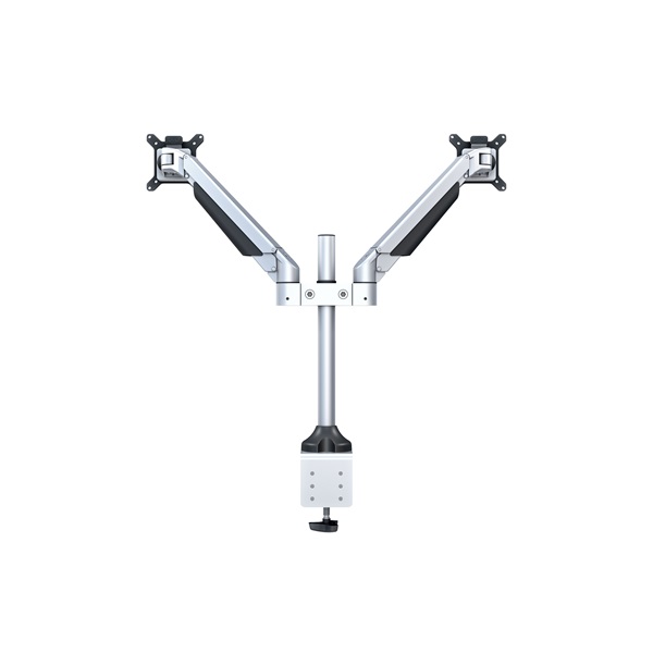 MULTIBRACKETS  Lift Dual dönthető forgatható 15-32" asztali rögzítő Gas Ezüst