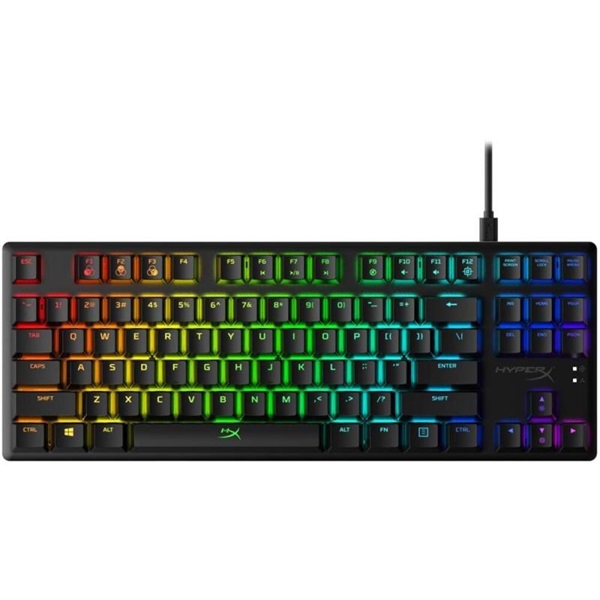 HP HX-KB7RDX-US HYPERX Vezetékes Billentyűzet Alloy Origins Core RGB Red - Mechanical Gaming Keyboard US HP HX-KB7RDX-US HYPERX Vezetékes Billentyűzet Alloy Origins Core RGB Red - Mechanical Gaming Keyboard US