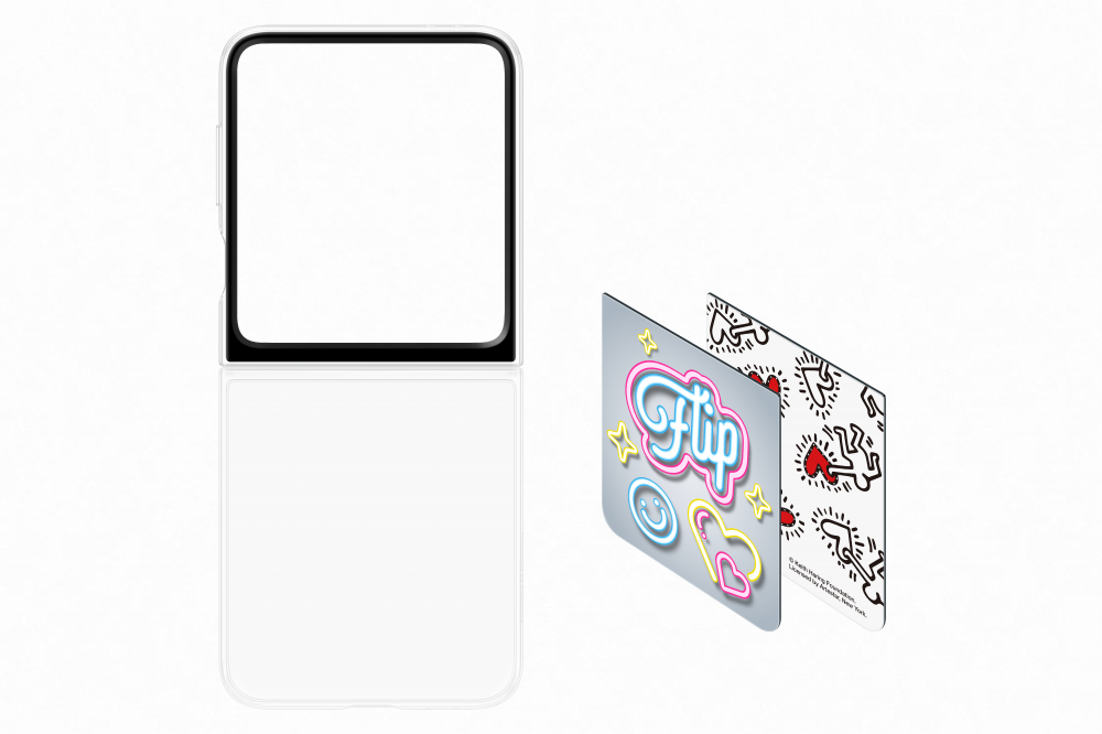 Samsung Galaxy Flip 6 nyíló tok, Fehér