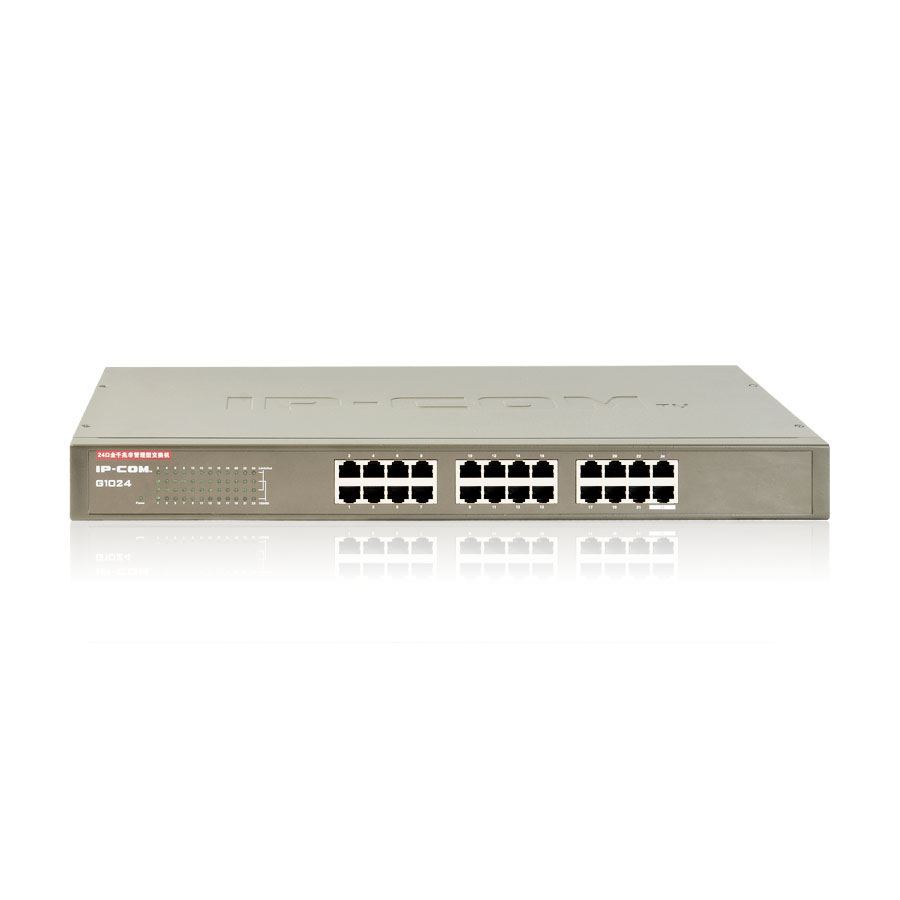 IP-COM 24x 10/100/1000 switch (G1024G) IP-COM 24x 10/100/1000 switch (G1024G)
