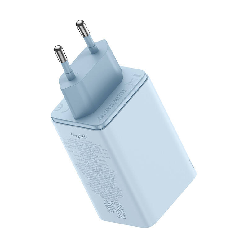 Baseus GAN6 Pro gyorstöltő, 2xUSB-C + 2xUSB, 65W