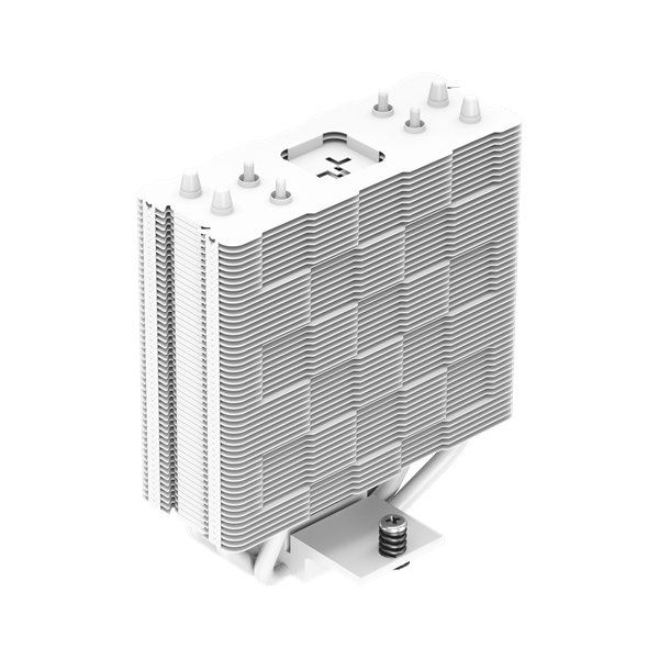DeepCool CPU Cooler - AG400 WH ARGB (31,6 dB; max, 128,93 m3/h; 4pin, 4 db heatpipe, 12cm, PWM, A-RGB LED, fehér)