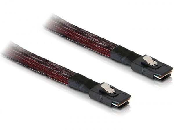 DeLock DL83073 mini SAS 36 tűs apa-apa kábel (SFF 8087) 1m