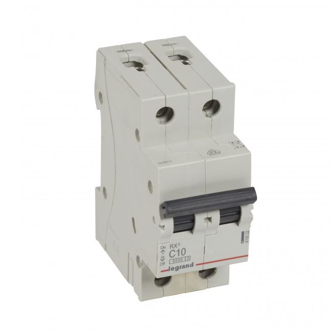 Legrand RX3 C10 6kA BIC 2 pólusú kismegszakító (419222)