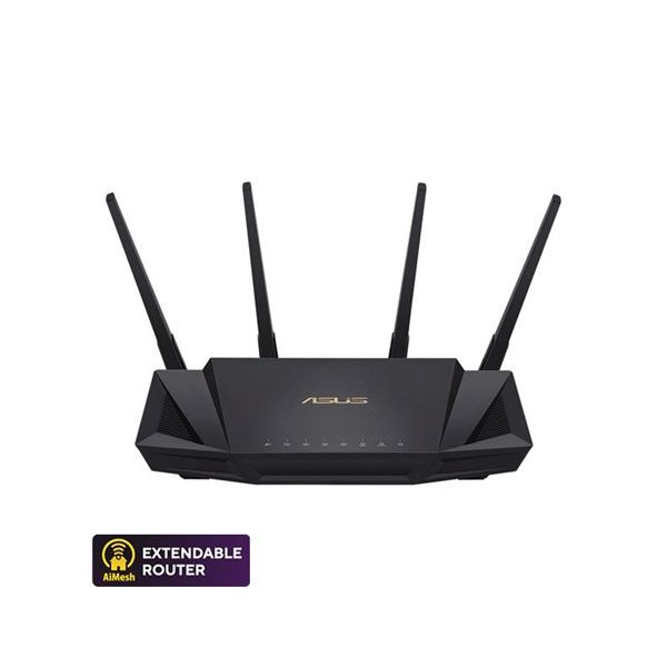 ASUS RT-AX58U V2 AX3000 Mbps Dual-band WiFi 6 gigabit AiMesh OFDMA router ASUS RT-AX58U V2 AX3000 Mbps Dual-band WiFi 6 gigabit AiMesh OFDMA router
