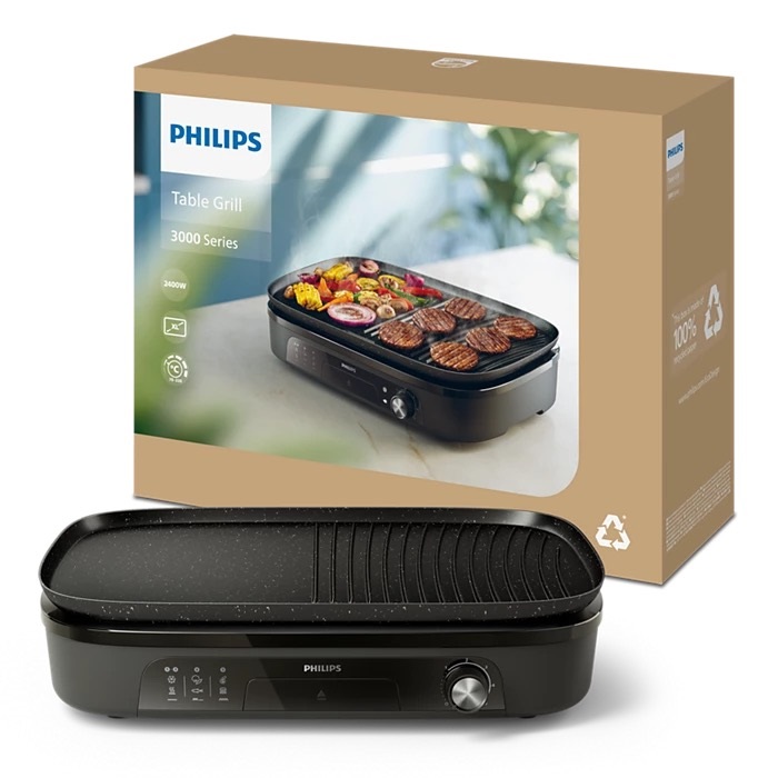 Series 3000 HD6210/90 Asztali grill