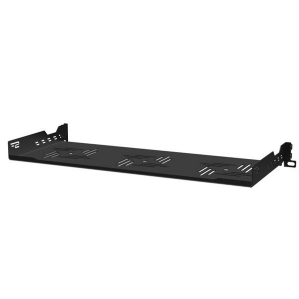 Stalflex B-RSF19-1U-200B 19" 1U 200mm mély 2 ponton rögzíthető fekete fix tálca Stalflex B-RSF19-1U-200B 19" 1U 200mm mély 2 ponton rögzíthető fekete fix tálca