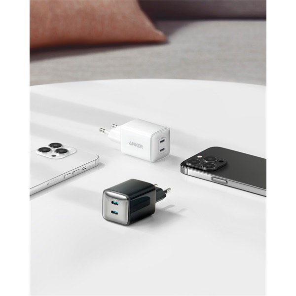 ANKER Hálózati Töltő, PowerPort III Nano PRO, 40W, 2xUSB-C, EU, fehér - A2038G21 ANKER Hálózati Töltő, PowerPort III Nano PRO, 40W, 2xUSB-C, EU, fehér - A2038G21