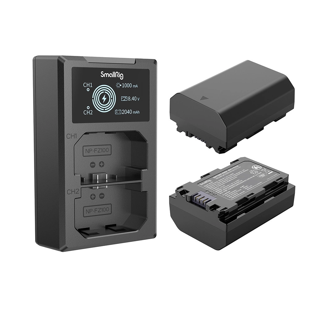 SMALLRIG NP-FZ100 Kit 3824B Fényképezőgép akkumulátor és töltő SMALLRIG NP-FZ100 Kit 3824B Fényképezőgép akkumulátor és töltő