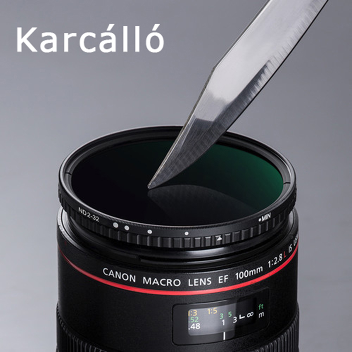 K&F Concept NANO-X Varion ND 2-32, 49mm + 3db törlőkendő