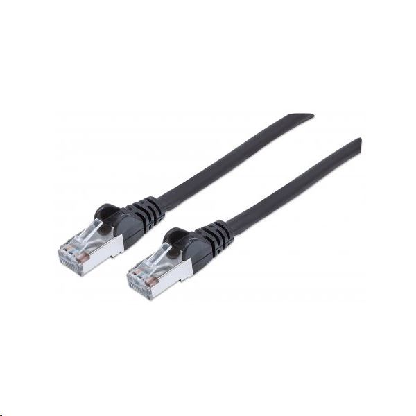 Manhattan  - Intellinet  SFTP Cat7 Patch kábel, 20m, fekete (741163)