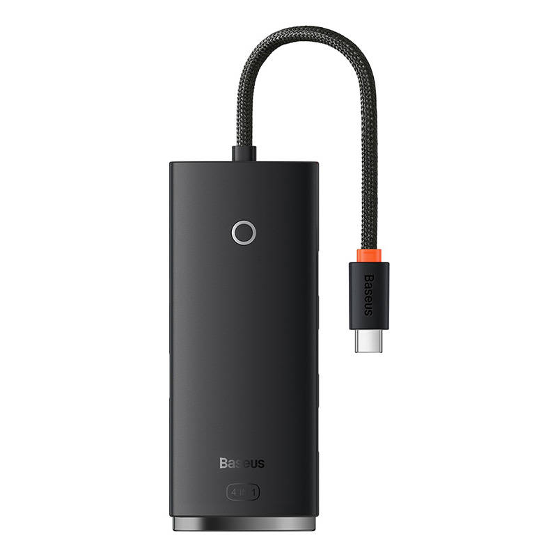 HUB Adapter 4-Port USB-C Baseus OS-Lite 25cm (Black) HUB Adapter 4-Port USB-C Baseus OS-Lite 25cm (Black)