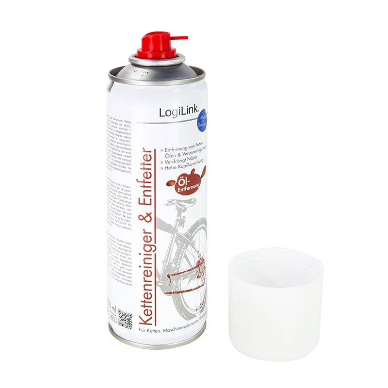 LogiLink lánctisztító és zsíroldó spray kerékpárokhoz 300ml (RP0020) LogiLink lánctisztító és zsíroldó spray kerékpárokhoz 300ml (RP0020)