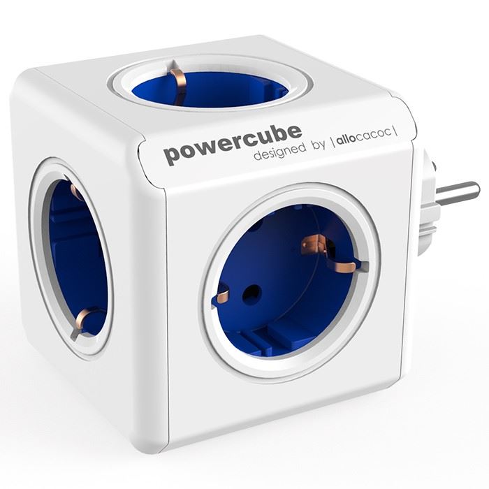 Allocacoc PowerCube Original hálózati elosztó fehér-kék (1100BL/DEORPC) Allocacoc PowerCube Original hálózati elosztó fehér-kék (1100BL/DEORPC)