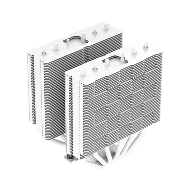 DeepCool CPU Cooler - AG620 WH ARGB (29,4 dB; max, 115,32 m3/h; 4pin PWM, 6 db heatpipe, 12cm, A-RGB LED, fehér)