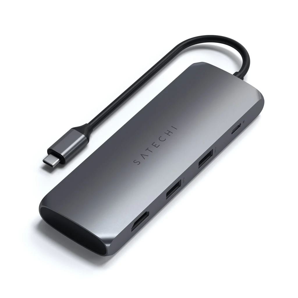 Satechi USB-C Hybrid Multiport adapter szürke (ST-UCHSEM) Satechi USB-C Hybrid Multiport adapter szürke (ST-UCHSEM)
