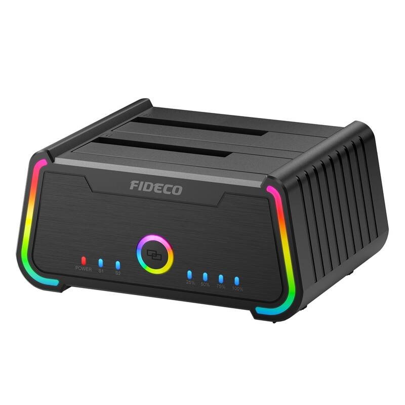 FIDECO YPZ230R SATA 2.5"/3.5" UASP HDD/SSD Dokkoló/Klonáló Állomás 