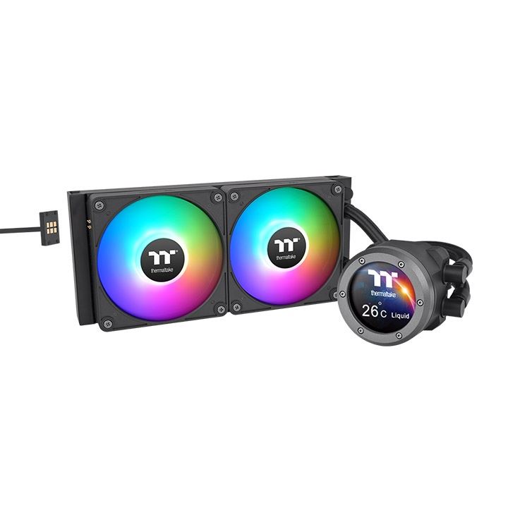 Thermaltake TH240 V2 Ultra EX ARGB Sync All-In-One univerzális vízhűtés fekete