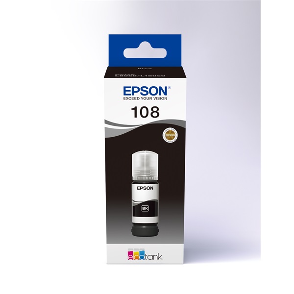 EPSON Tintapatron 108 EcoTank Fekete ink bottle